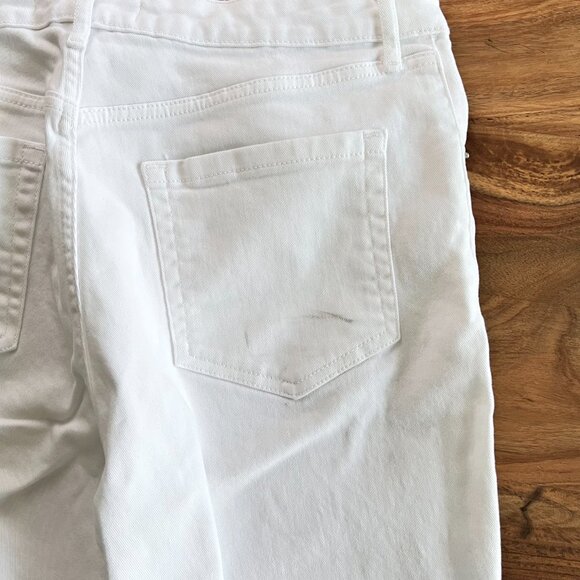 ELLA MOSS High Waist Straight White Jeans Size 12/31 - Picture 9 of 10
